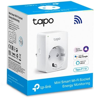 TP-Link Tapo P110 enchufe inteligente 3680 W Hogar, Oficina Blanco