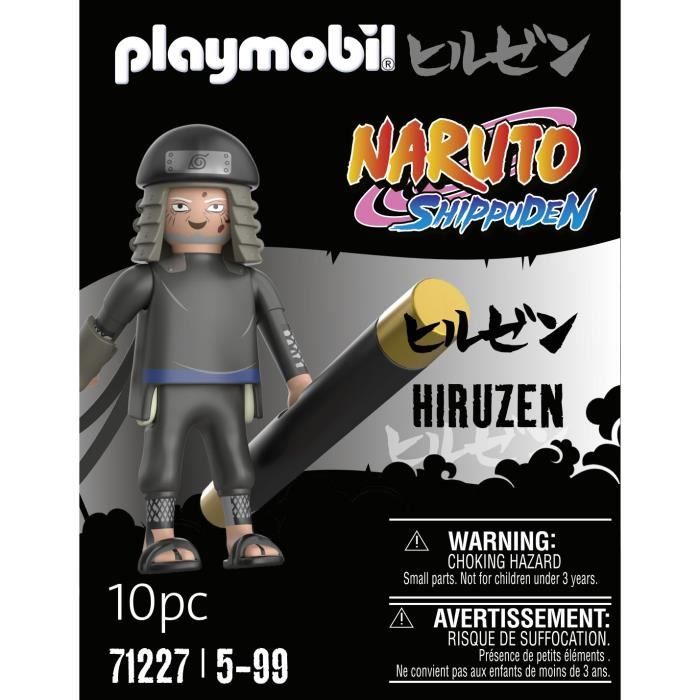 Playmobil 71227 Hiruzen Naruto Shippuden Comprend Le Personnage de Hiruzen Ancien Hokage du Village caché de Konoha Dès - vue 6