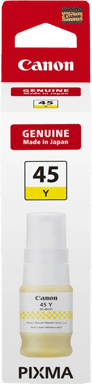 Tinta CANON/Botella de tinta amarilla GI-45 Y EMB