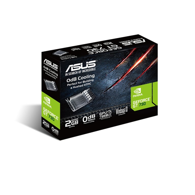 ASUS GT730 SL 2GD5 BRK NVIDIA GeForce GT 730 2 Go GDDR5 Neuf - vue 2