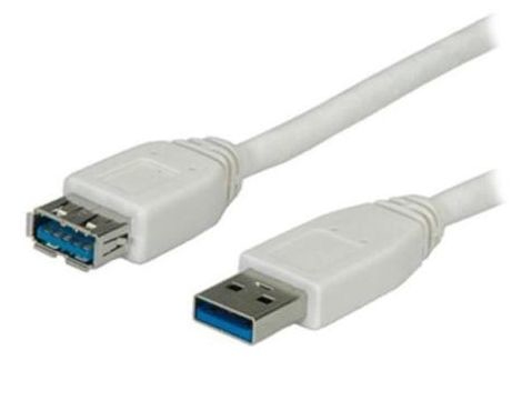 Nilox 0.8m USB3.0 câble USB USB 3.2 Gen 1 (3.1 Gen 1) 0,8 m USB A Blanc