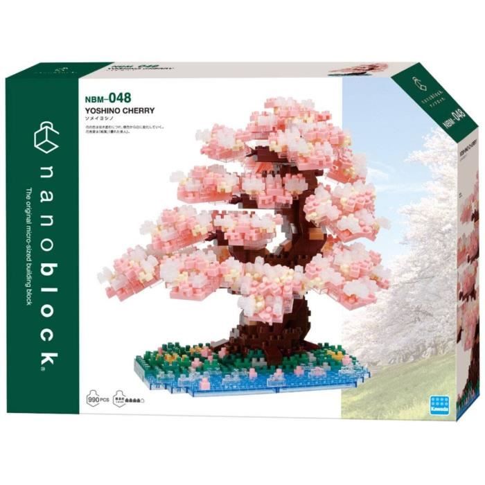Figurine en briques BANDAI NANOBLOCK Cerisier en fleurs Deluxe 990 pcs - vue 3