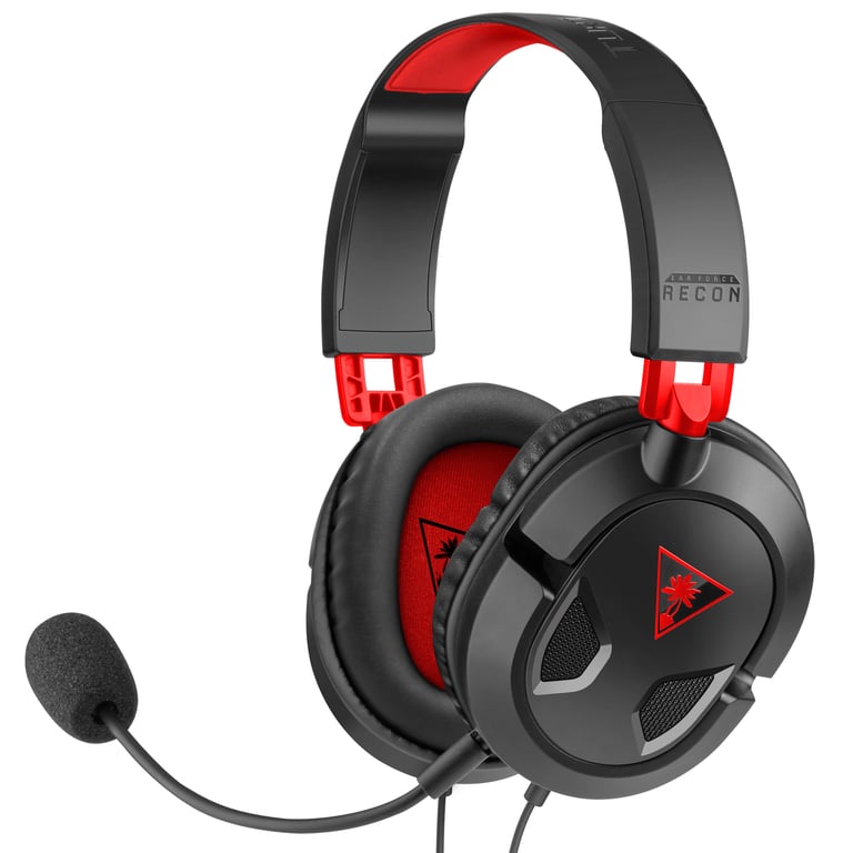 Turtle Beach Recon 50 Casque Avec fil Arceau Jouer Noir, Rouge - Neuf