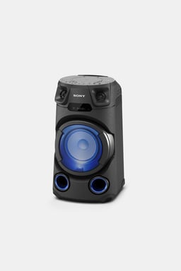 SONY MHCV13.CEL Sistema de audio portátil Bluetooth de alta potencia - Luces multicolor - Refuerzo de graves a chorro