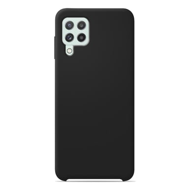 Coque silicone unie Soft Touch Noir compatible Samsung Galaxy A22 4G