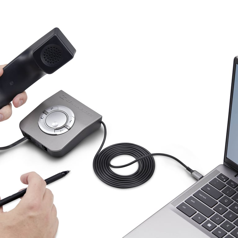 StarTech.com Adaptateur USB-C vers RJ9 pour Combiné Téléphonique de Bureau ou Casque Filaire/Sans Fil, Utilise le Matériel Fixe Existant, 1,8m, pour Ordinateur Portable/de Bureau/Mobile - Neuf