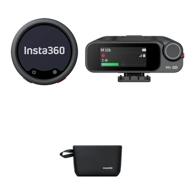 INSTA360 Mic Pro 1 TX + 1 RX - Noir