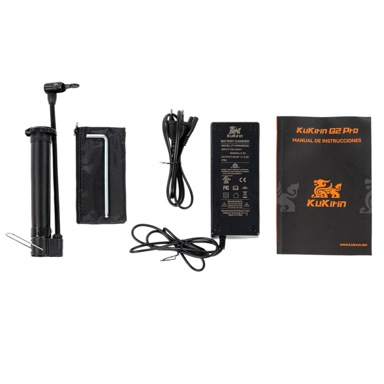 Patinete eléctrico KuKirin G2 Pro (VMP) con certificación DGT, neumáticos de 9'', motor de 500 W, batería de 48 V y 15,6 Ah