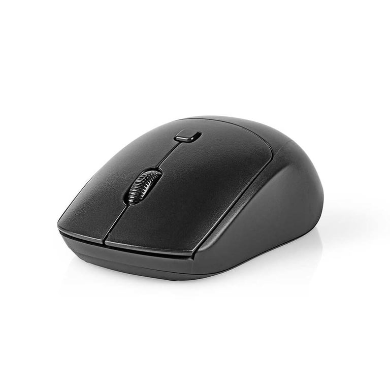 Nedis KBMCW100BKFR clavier Souris incluse Bureau RF sans fil AZERTY Français Noir