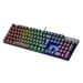 Mars Gaming MK422 Negro Teclado Mecánico Gaming RGB Antighosting Switch Mecánico Rojo Idioma Francés