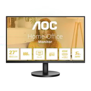 AOC 27B3CA2 écran plat de PC 68,6 cm (27'') 1920 x 1080 pixels Full HD LED Noir