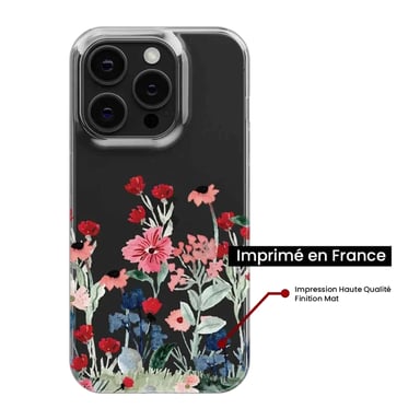Funda de silicona - Compatible con Apple iPhone 17 Pro - diseño printemps en fleurs