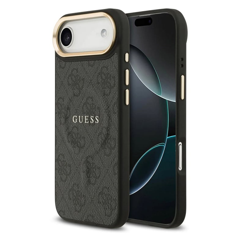 Guess Funda MagSafe Classic con logo 4G para Apple iPhone Air - Negro - Nuevo