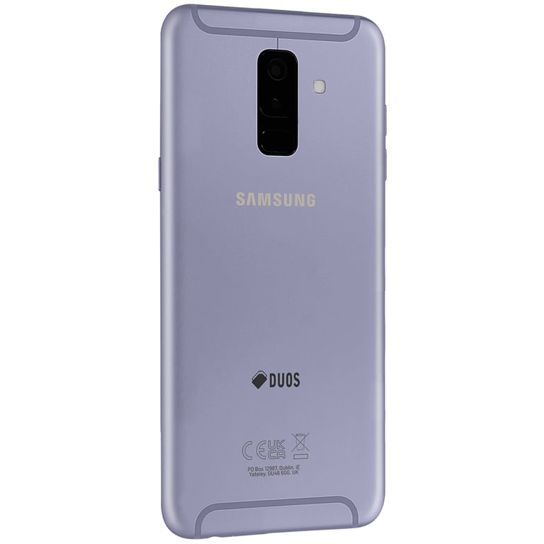 Samsung Cache Batterie Original pour Galaxy A6 Plus avec Adhésif Intégré Lavande - vue 4