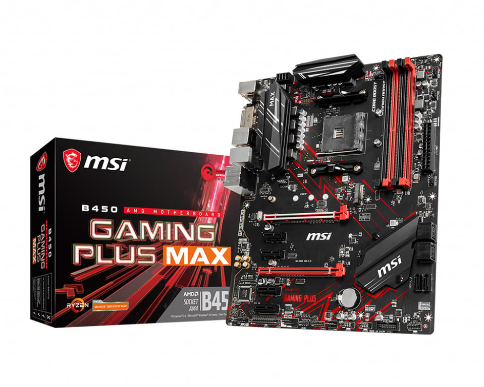 MSI B450 GAMING PLUS MAX carte mère AMD B450 Emplacement AM4 ATX - Neuf