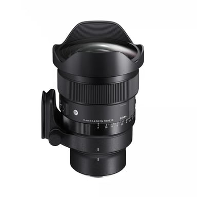 Sigma 15mm F1.4 DG DN Fisheye | Art MILC Objetivo de ojo de pez Negro