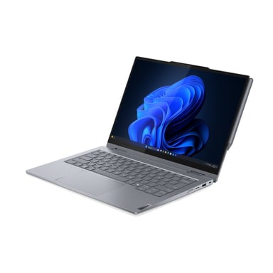 Lenovo ThinkBook 14 2-in-1 G5 IAU Intel Core Ultra 5 225U 35,6 cm (14'') Touch screen WUXGA 32 GB DDR5-SDRAM 512 GB SSD Wi-Fi 6E (802.11ax) Windows 11 Pro Tedesco Grigio