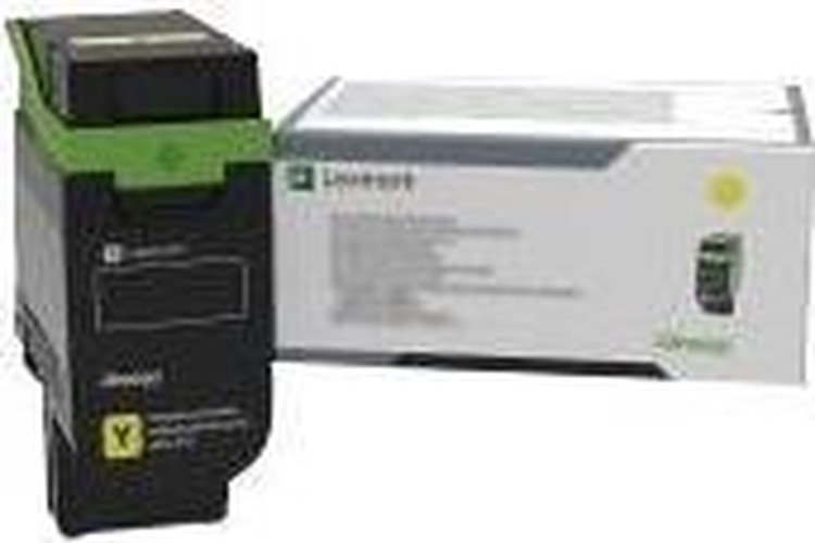 Lexmark Jaune original boîte cartouche de toner LCCP pour Lexmark CS632dwe CX635adwe - vue 2
