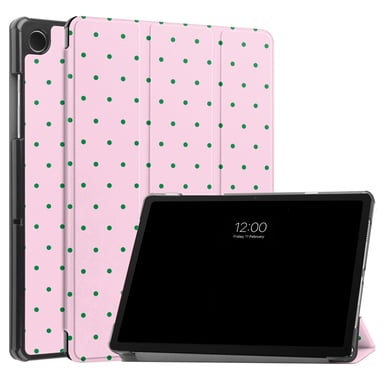 imoshion Coque tablette Design Trifold pour Samsung Galaxy Tab A11 Plus / A9 Plus - Happy Dots