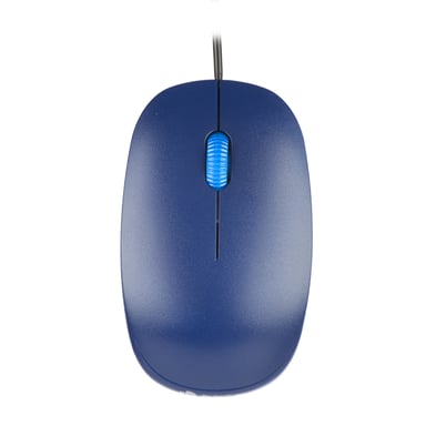 Ratón con cable NGS Flame (azul)