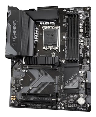 GIGABYTE B760 GAMING X AX Carte Mère - Compatible avec les processeurs Intel Core 14e génération, VRM numérique 8+1+1 phases, jusqu'à 7600MHz DDR5 (OC), 3x PCIe 4.0 M.2, Wi-Fi 6E, 2.5GbE LAN, USB 3.2 Gen 2