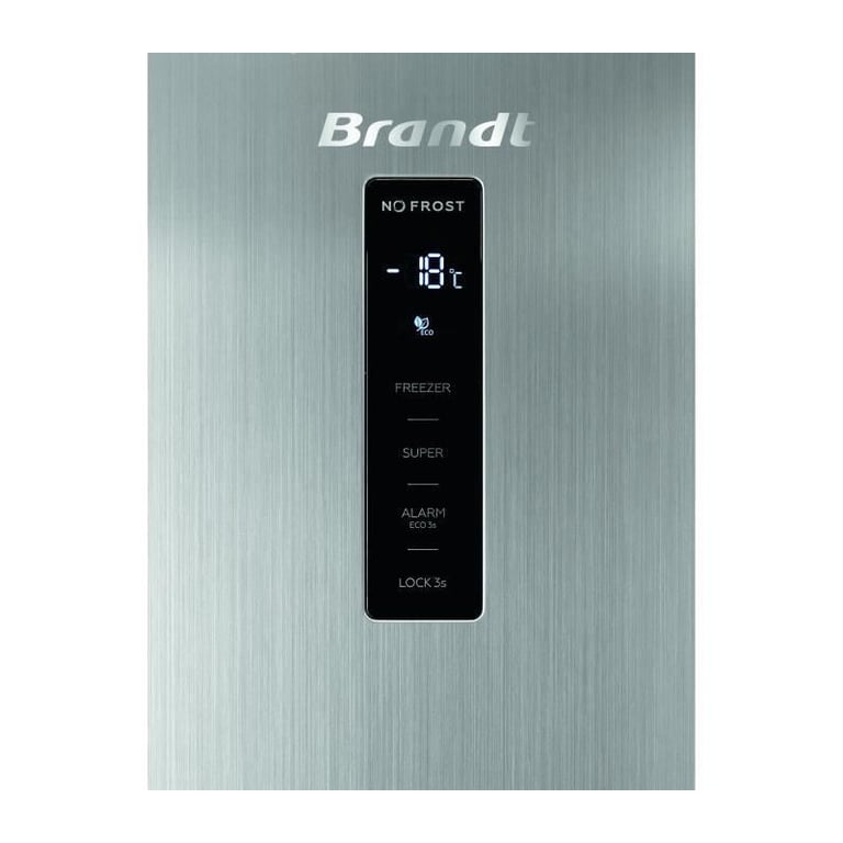 BRANDT BFU862YNX Congélateur Armoire No Frost 59 5 x H 185 cm Inox - vue 8