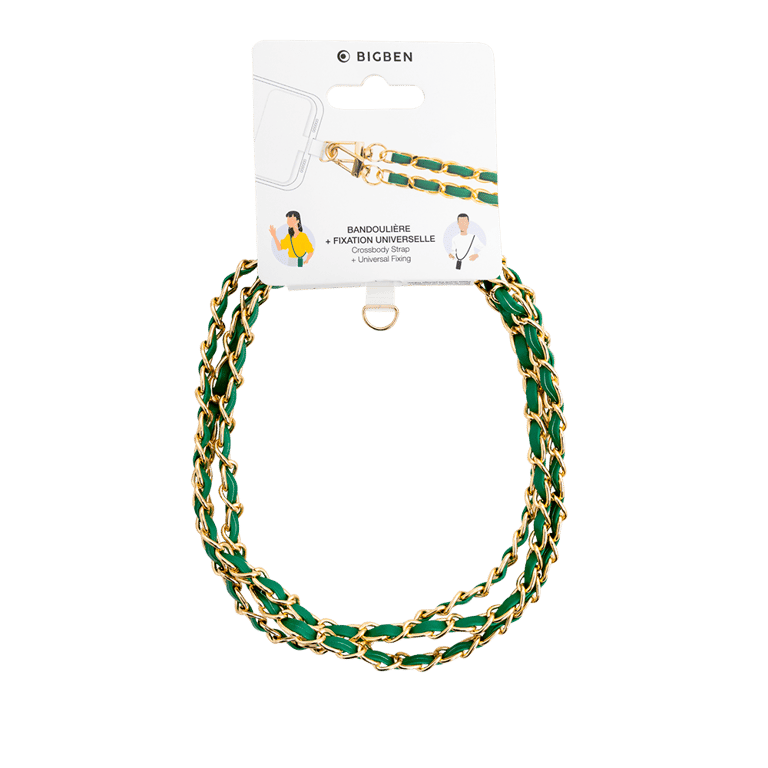 BIGBEN CONNECTED BBANDCHAINGR Bandoulière chaine gold + - vue 4