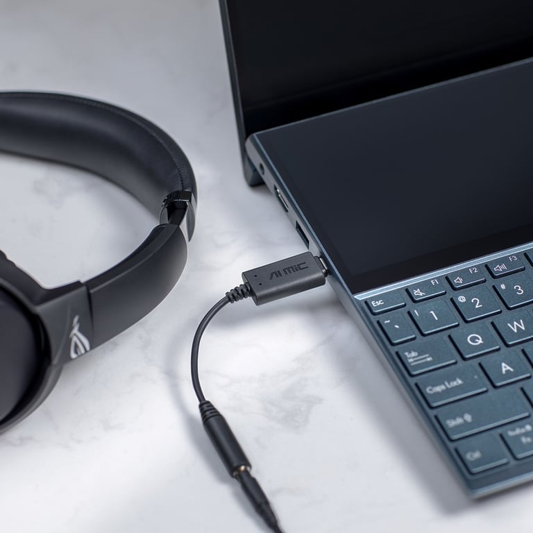 ASUS AI Noise Canceling Mic Adapter Adaptateur USB Neuf - vue 3