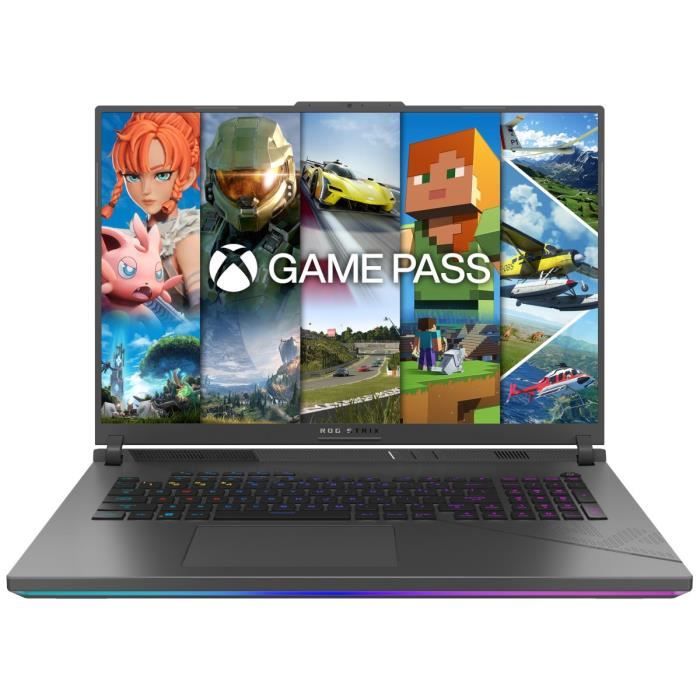 PC Portable Gamer ASUS ROG Strix G18 Win 11 18 WUXGA 144Hz RTX 5060 8Go AMD Ryzen 9 8940HX RAM SSD - vue 2