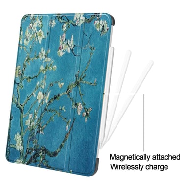 iLike Étui à trois volets en cuir écologique pour Samsung Tab A9 8,7'' X110 Wi-Fi / X115 LTE Sakura