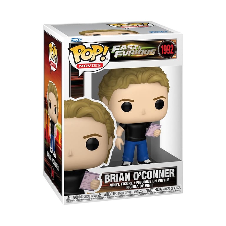 Figurine Funko Pop Movies Fast & Furious Brian O'Conner - vue 3