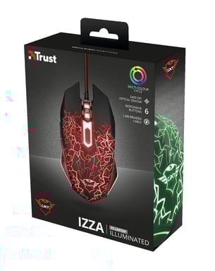 Trust GXT 105 souris Gaming Ambidextre USB Type-A 2400 DPI