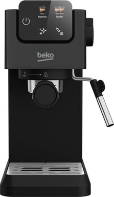 Machine à expresso automatique Beko CEP5302B, 15 bars, écran tactile, buse vapeur et eau chaude