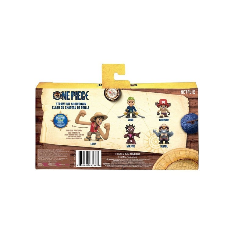 Pack de 5 minis figurines Zoro Chopper Wapol Mr. 5 et Luffy Des Neuf - vue 3