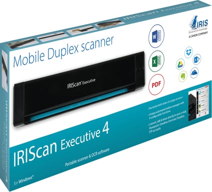 I.R.I.S. IRIScan Executive 4 Escáner alimentado con hojas 600 x 600 DPI A4 Negro