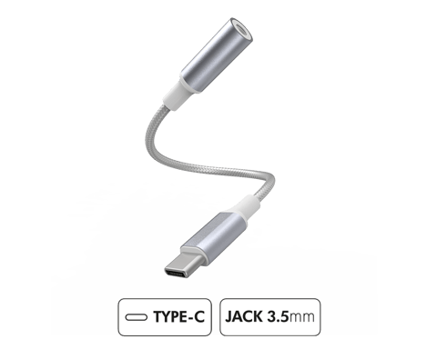 Adattatore rinforzato da USB-C a Jack da 3,5 mm