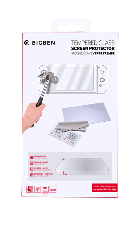 Bigben Interactive SWITCH2TEMPGLASS accessoire de console de jeux Protecteur d'écran - Neuf