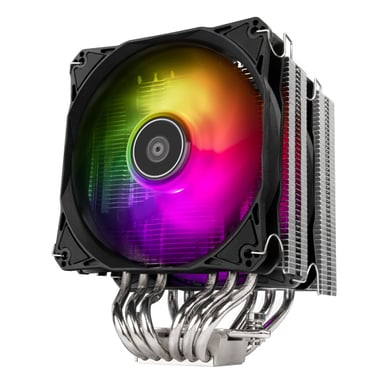 Silverstone Refrigeration Air Socket AM5 AM4 120 mm Hydrogon D120 ARGB LED RGB - vue 1