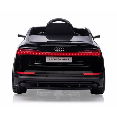 Coche eléctrico Audi E-Tron Sportback 4x4 negro para niños