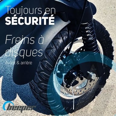 Trottinette électrique tout-terrain - BEEPER - Cross - 500W - 10- 48V - 13Ah