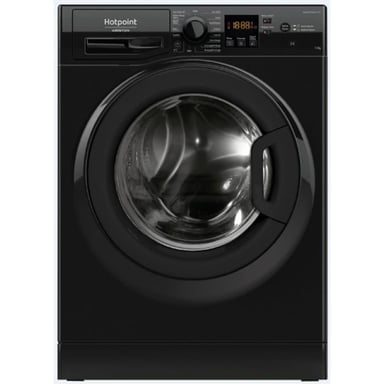 Lavatrice a battente HOTPOINT NS11469FBKFR - 11 kg - Induzione - L60cm - 1400 g/min - Classe A - Nero
