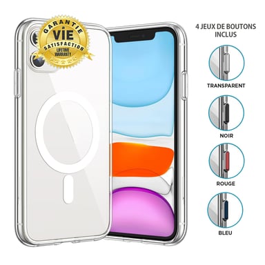 JAYM - Coque Ultra Renforcée Premium Pour Galaxy S25 Edge - Certifiée 3 Mètres de chute – Garantie à Vie - Transparente - 5 Jeux de Boutons de Couleurs Offerts