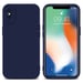 Coque pour Apple iPhone XS MAX en FLUID BLEU FONCÉ Housse de protection Étui en silicone TPU flexible