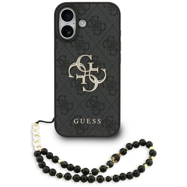 Custodia Guess 4G Strap 4G Classic Logo do iPhone 17 czarny