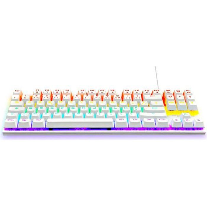 Clavier Gaming G-LAB KEYZ MERCURY - Layout Français, Couleur Blanc