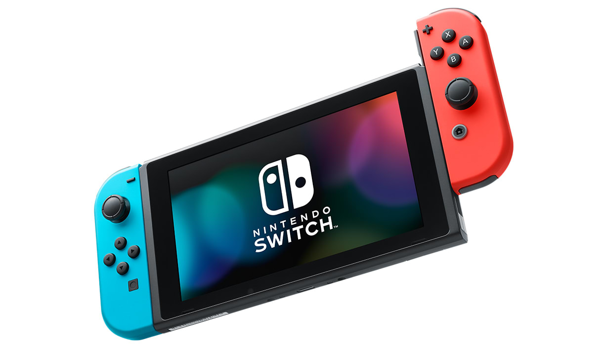 Switch - console de jeux portables 15,8 cm (6.2') 32 Go Écran tactile Wifi  Bleu, Rouge