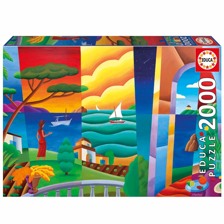 Puzzle EDUCA Philip Stanton Penelope Attend 2000 pièces 96x68 cm Pour adultes - vue 6