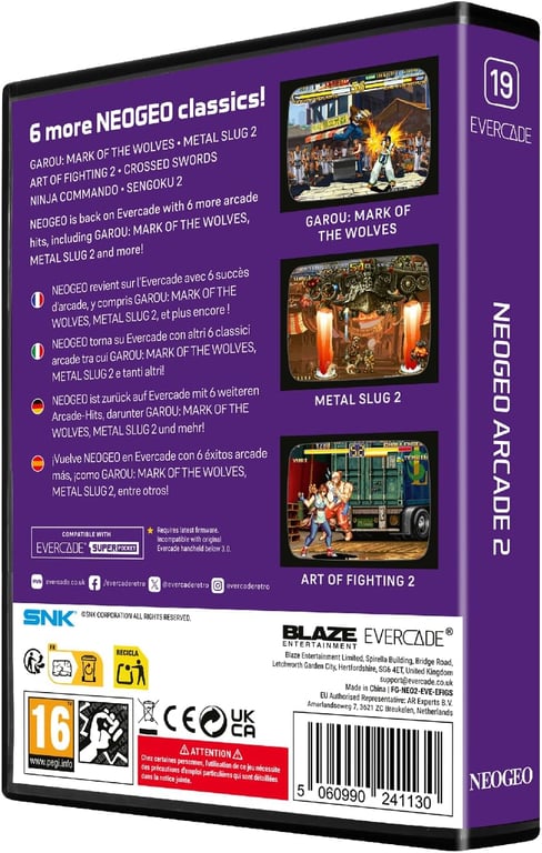 Blaze Evercade NEOGEO Arcade Collection 2 Cartouche n°19 Neuf - vue 4