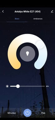 Lampadina connessa Antalya White - LED Wi-Fi + BT E27 Bianco