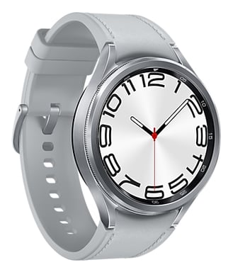 Samsung Galaxy Watch6 Classic 3,81 cm (1.5'') OLED 47 mm Digital 480 x 480 Pixeles Pantalla táctil 4G Plata Wifi GPS (satélite)